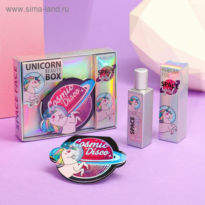 Набор «Space face»: парфюм (30 мл), румяна (оттенок натурально-розовый)
Набор «Space face»: парфюм (30 мл), румяна (оттенок натурально-розовый)