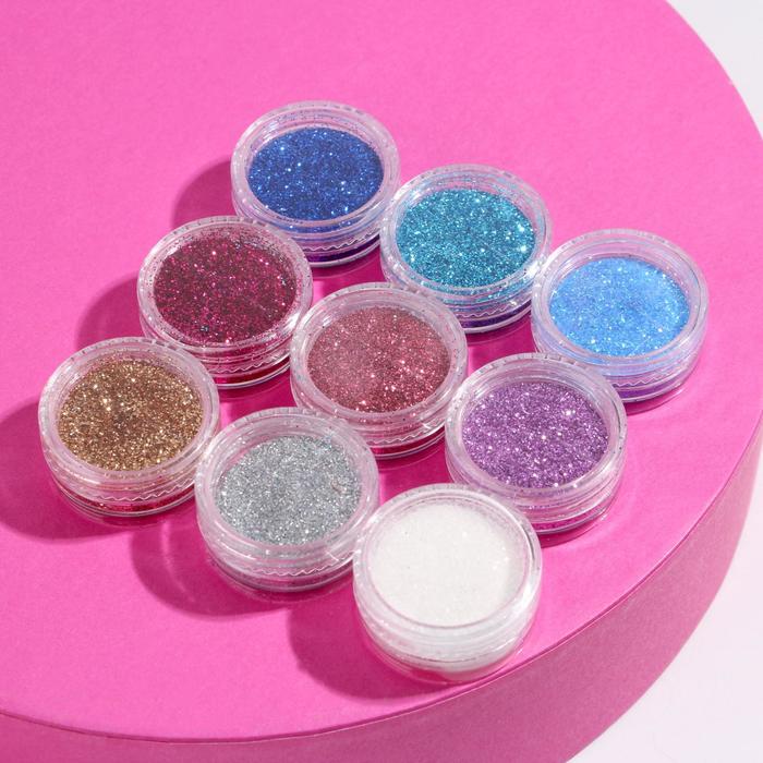 Magic-набор «Прекрасной тебе!», 9 баночек с блёстками для маникюра
Magic-набор «Прекрасной тебе!», 9 баночек с блёстками для маникюра