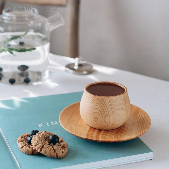 Чайная пара из натурального кедра Mаgistrо, чашка 150 мл,блюдце d=15,5 см, цвет молочный
Чайная пара из натурального кедра Mаgistrо, чашка 150 мл,блюдце d=15,5 см, цвет молочный