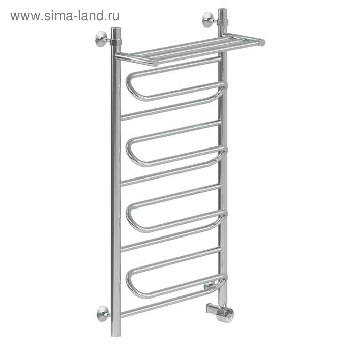 Полотенцесушитель электрический "НИКА" Curve ЛZ ВП, 1000 x 500 мм, с полочкой, хром 
Полотенцесушитель электрический "НИКА" Curve ЛZ ВП, 1000 x 500 мм, с полочкой, хром