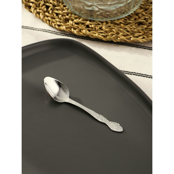 фото Ложка кофейная «тройка», h=11,5 см, толщина 1,5 мм пзхм