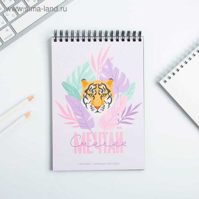 скетчбук с черными листами "Мечтай смелее", А5 40 л
скетчбук с черными листами "Мечтай смелее", А5 40 л