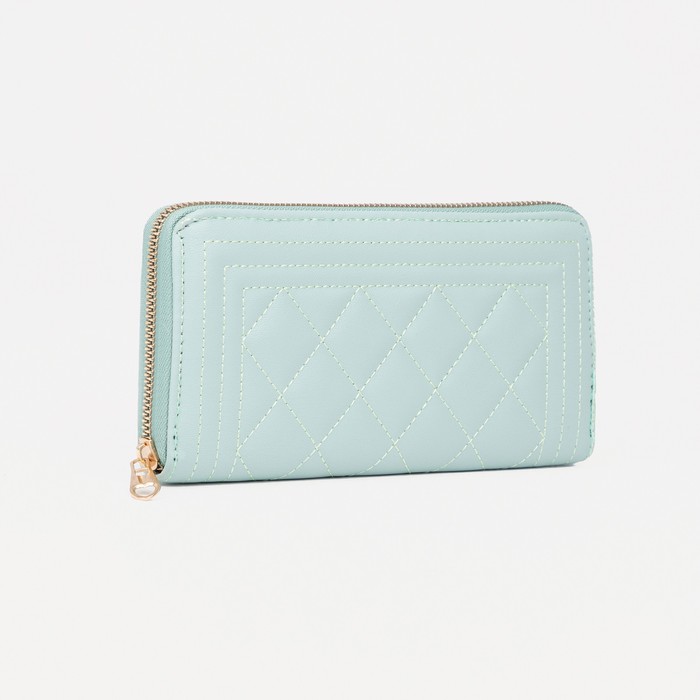 Кошелёк на молнии, цвет мятный
Кошелёк на молнии, цвет мятный