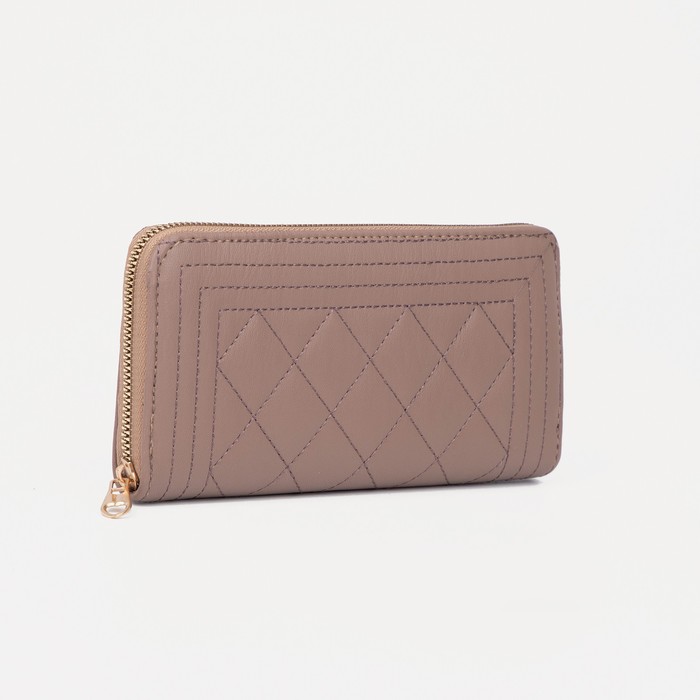 Кошелёк на молнии, цвет коричневый
Кошелёк на молнии, цвет коричневый