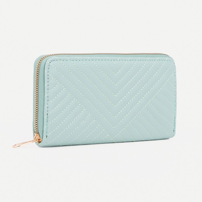 Кошелёк на молнии, цвет мятный
Кошелёк на молнии, цвет мятный