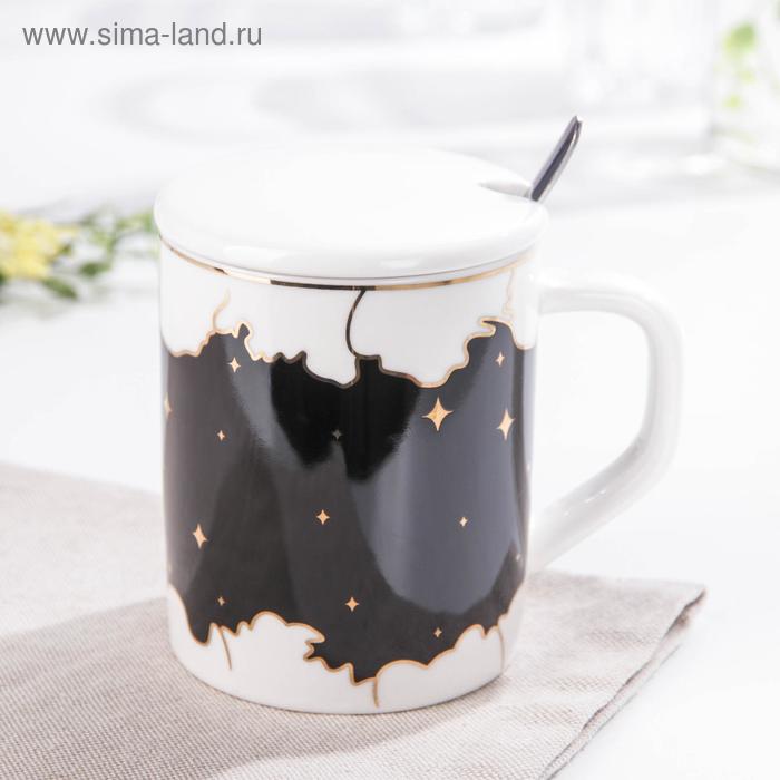Кружка «Сияние», 400 мл, с керамической крышкой и ложкой, цвета МИКС
Кружка «Сияние», 400 мл, с керамической крышкой и ложкой, цвета МИКС