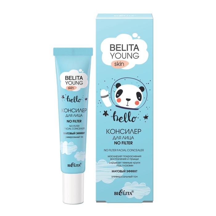 Консилер для лица Belita Young Skin No Filter, «Матовый эффект», тон универсальный, 20 мл
Консилер для лица Belita Young Skin No Filter, «Матовый эффект», тон универсальный, 20 мл