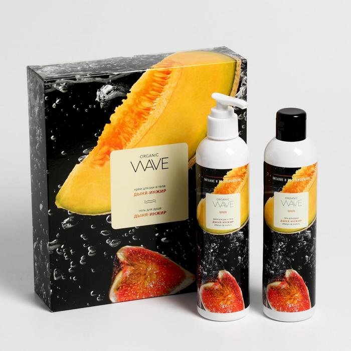 Подарочный набор Organic Wave Melon Inzhir: гель для душа, 270 мл и крем для рук, 200 мл
Подарочный набор Organic Wave Melon Inzhir: гель для душа, 270 мл и крем для рук, 200 мл