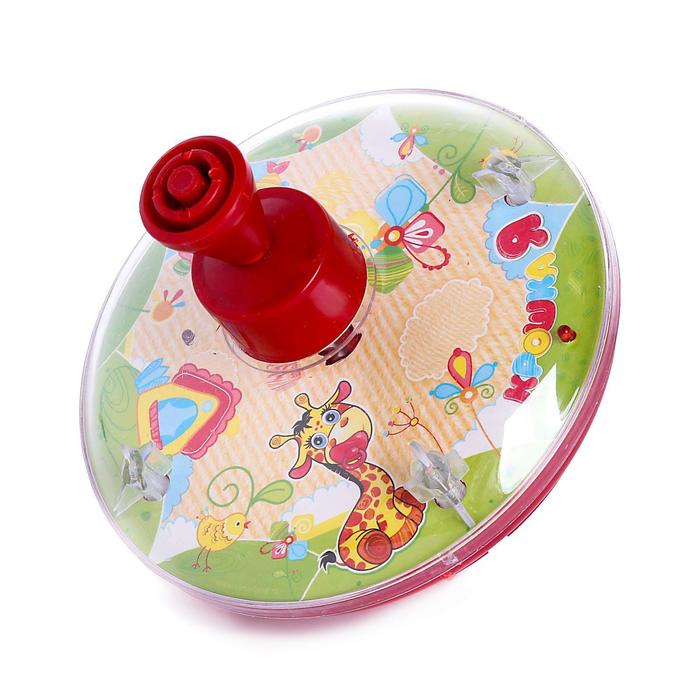 Юла с рисунком, цвета МИКС
Юла с рисунком, цвета МИКС