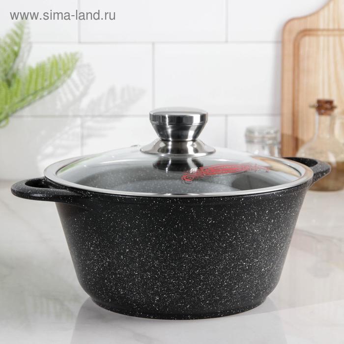 Кастрюля «Гранит», 2 л, стеклянная крышка, литые ручки, антипригарное покрытие, цвет чёрный
Кастрюля «Гранит», 2 л, стеклянная крышка, литые ручки, антипригарное покрытие, цвет чёрный