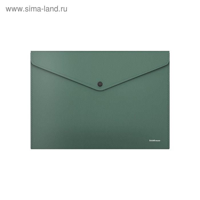 Папка-конверт на кнопке А4 ErichKrause "Diagonal Classic", непрозрачная, 160 мкм, зеленая
Папка-конверт на кнопке А4 ErichKrause "Diagonal Classic", непрозрачная, 160 мкм, зеленая