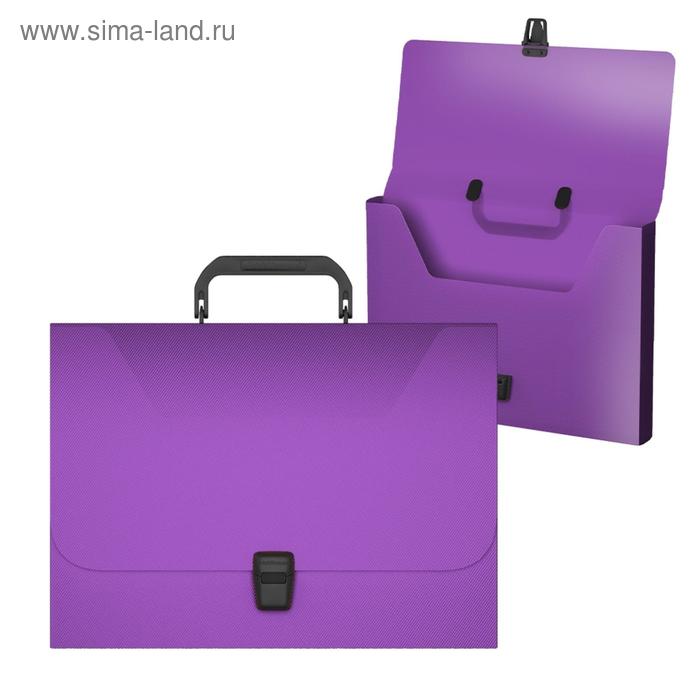 Папка-портфель А4, 1 отделение, 700 мкм, ErichKrause Diagonal Vivid, до 350 листов, фиолетовая
Папка-портфель А4, 1 отделение, 700 мкм, ErichKrause Diagonal Vivid, до 350 листов, фиолетовая