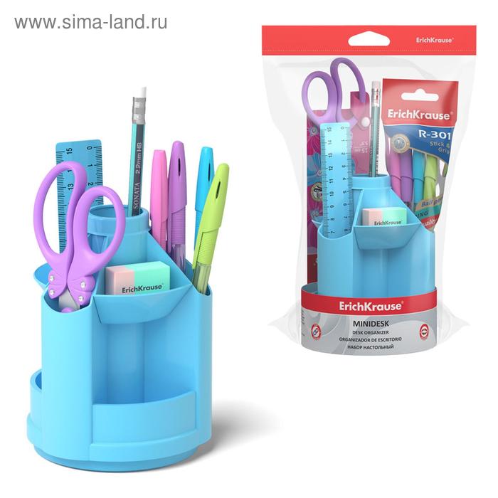 Набор настольный ErichKrause Mini Desk Pastel, 8 предметов, вращающийся, голубой
Набор настольный ErichKrause Mini Desk Pastel, 8 предметов, вращающийся, голубой