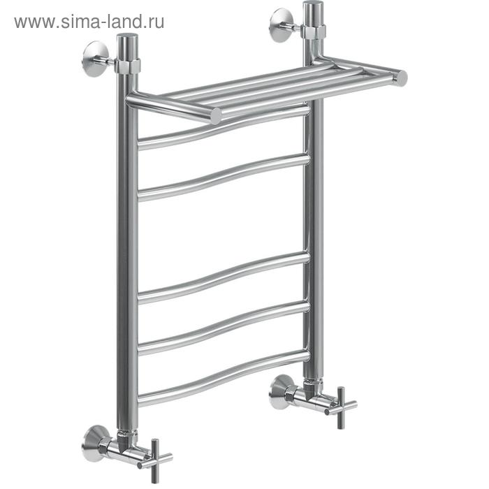 Полотенцесушитель водяной "НИКА" Wave ЛВ (г) ВП, 600 x 500 мм, с полочкой, хром
Полотенцесушитель водяной "НИКА" Wave ЛВ (г) ВП, 600 x 500 мм, с полочкой, хром