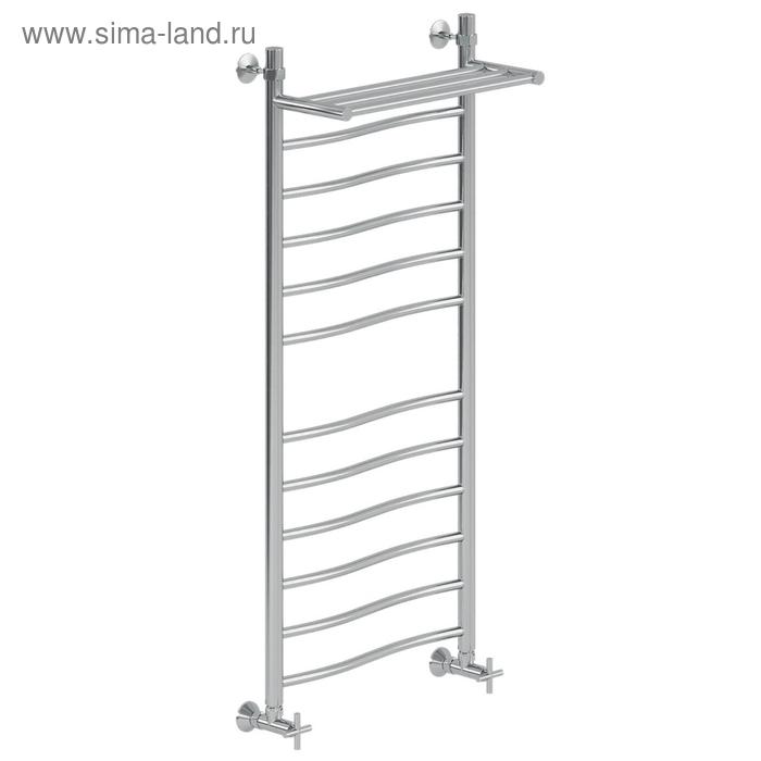 Полотенцесушитель водяной "НИКА" Wave ЛВ (г) ВП, 1200 x 500 мм, с полочкой, хром
Полотенцесушитель водяной "НИКА" Wave ЛВ (г) ВП, 1200 x 500 мм, с полочкой, хром