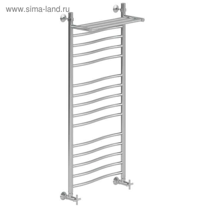 Полотенцесушитель водяной "НИКА" Wave ЛВ (г2) ВП, 1200 x 600 мм, с полочкой, хром
Полотенцесушитель водяной "НИКА" Wave ЛВ (г2) ВП, 1200 x 600 мм, с полочкой, хром