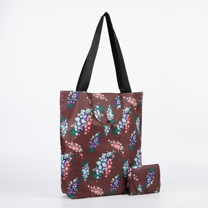 Сумка складная на кнопке, водонепроницаемая, цвет коричневый
Сумка складная на кнопке, водонепроницаемая, цвет коричневый