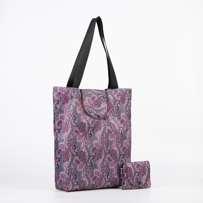 Сумка складная на кнопке, водонепроницаемая, цвет серый/розовый
Сумка складная на кнопке, водонепроницаемая, цвет серый/розовый