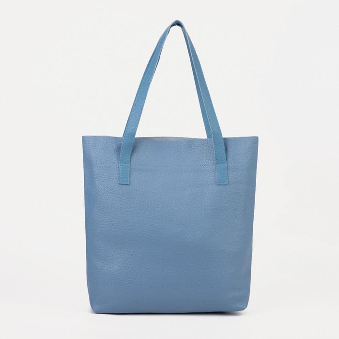 Сумка-шопер на молнии, цвет голубой
Сумка-шопер на молнии, цвет голубой