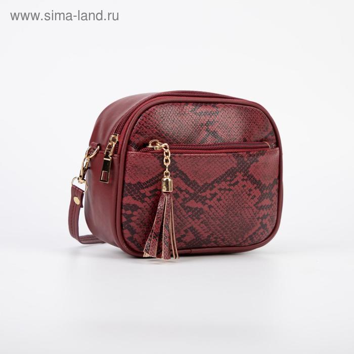 Сумка женская, отдел на молнии, наружный карман, цвет бордовый
Сумка женская, отдел на молнии, наружный карман, цвет бордовый