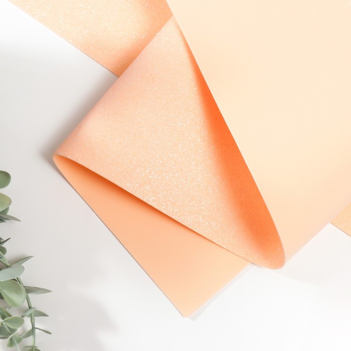 Фоамиран глиттерный 1,8 мм (Персик) 60х70 см
Фоамиран глиттерный 1,8 мм (Персик) 60х70 см
