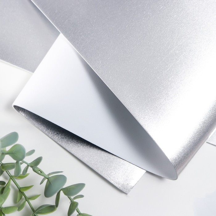 Фоамиран металлик 1,8 мм (Серебро) 60х70 см
Фоамиран металлик 1,8 мм (Серебро) 60х70 см