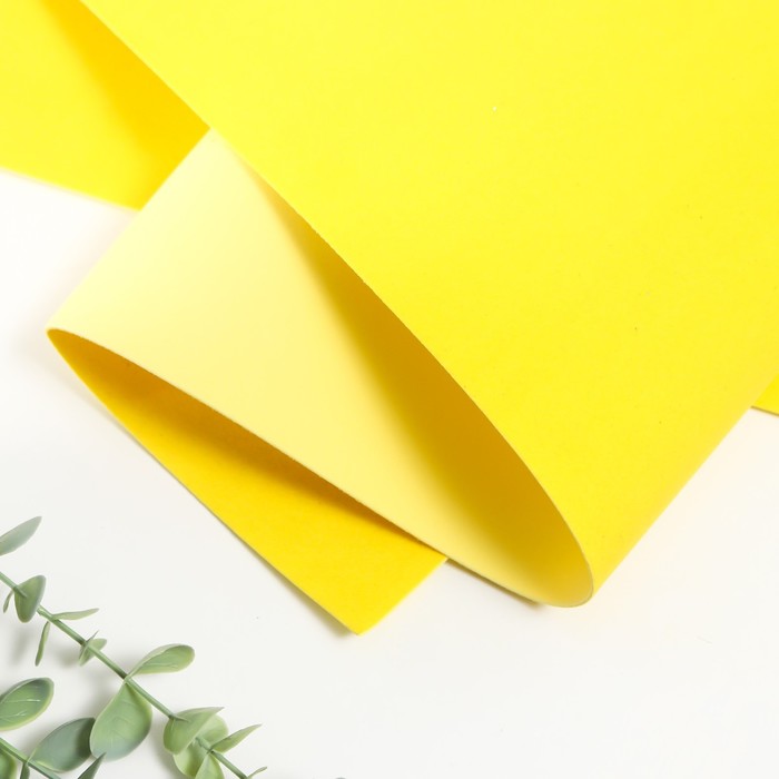 Фоамиран флоковый 1,8 мм (Жёлтый) 50х70 см
Фоамиран флоковый 1,8 мм (Жёлтый) 50х70 см