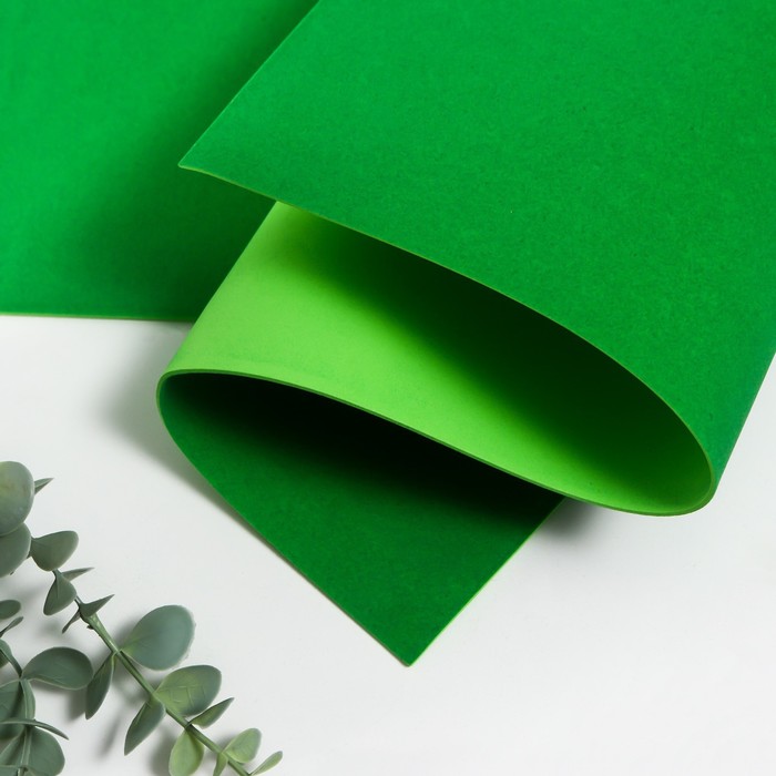 Фоамиран флоковый 1,8 мм (Зелёный) 50х70 см
Фоамиран флоковый 1,8 мм (Зелёный) 50х70 см