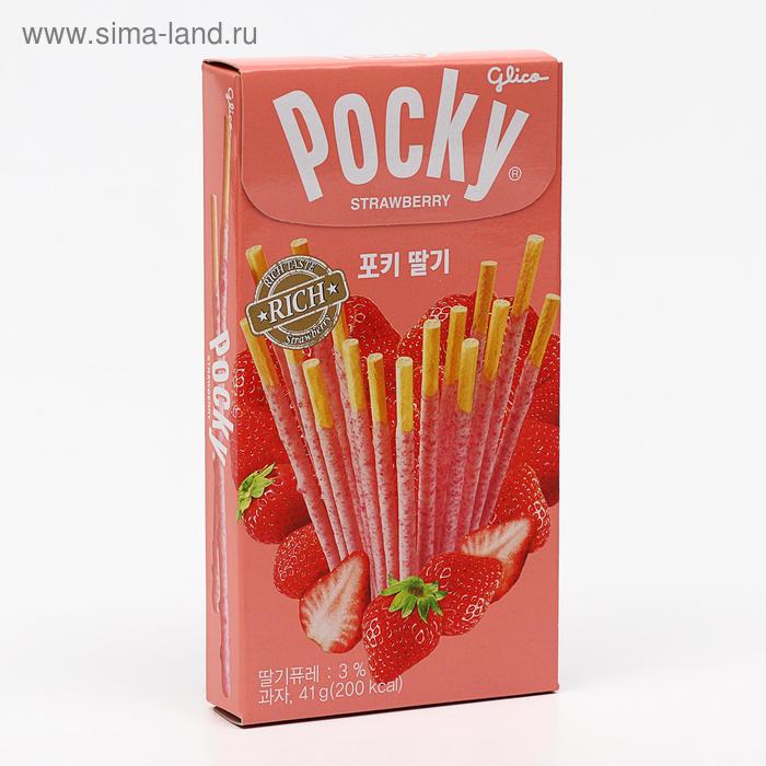 Палочки Pocky со вкусом клубники 41 г
Палочки Pocky со вкусом клубники 41 г