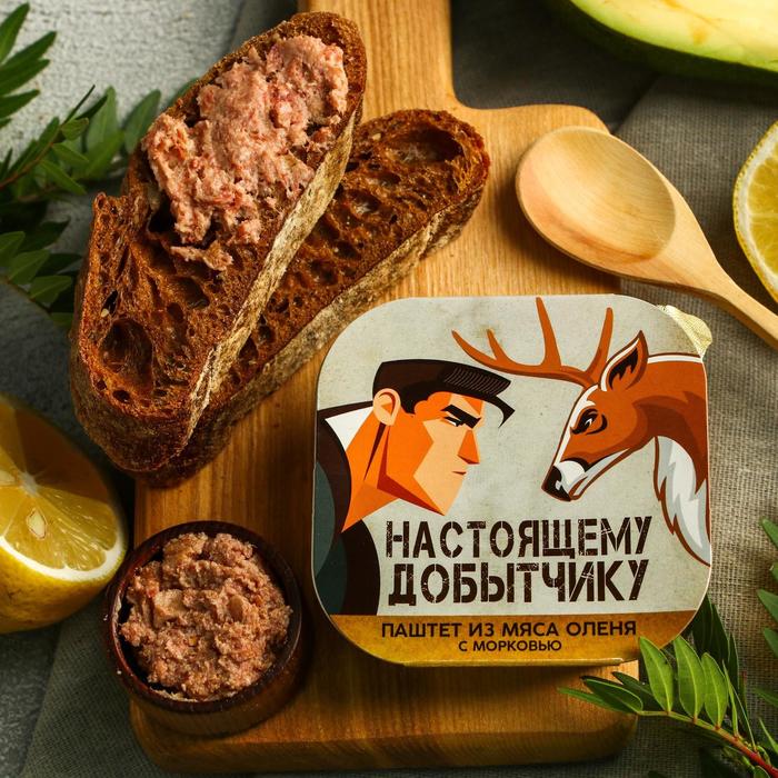 Паштет из мяса оленя «Добытчик», 100 г.
Паштет из мяса оленя «Добытчик», 100 г.