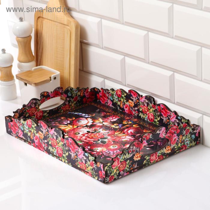 Подносы "Цветочный", 28*38*8 см
Подносы "Цветочный", 28*38*8 см