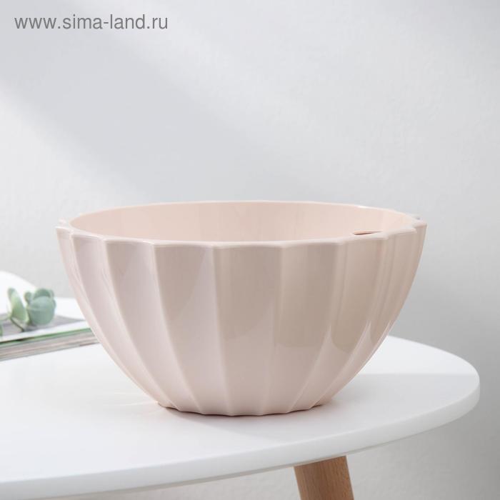 Кашпо с автополивом «Ракушка», 3,4 л, цвет жемчужный
Кашпо с автополивом «Ракушка», 3,4 л, цвет жемчужный