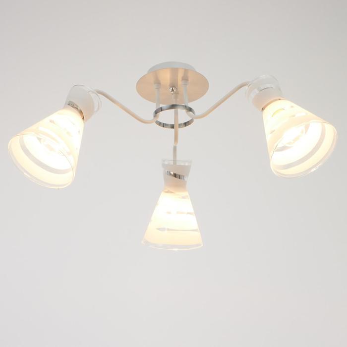 Люстра 6481/3 3х60Вт Е27, белый/хром, 67х27,5 см
Люстра 6481/3 3х60Вт Е27, белый/хром, 67х27,5 см