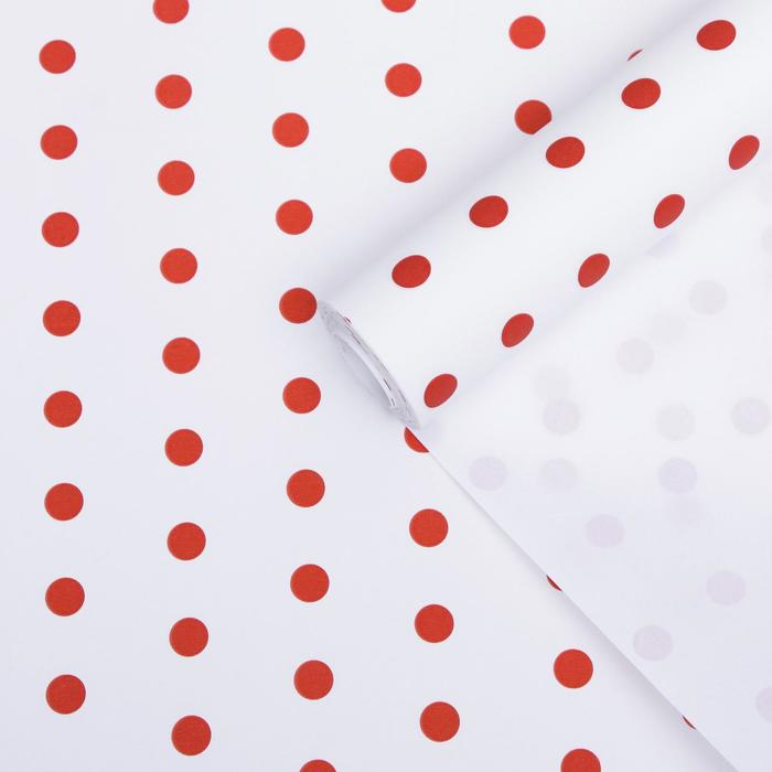 Бумага упаковочная крафт "Красный горох", 0,55 х 10 м, 70 г/м²
Бумага упаковочная крафт "Красный горох", 0,55 х 10 м, 70 г/м²