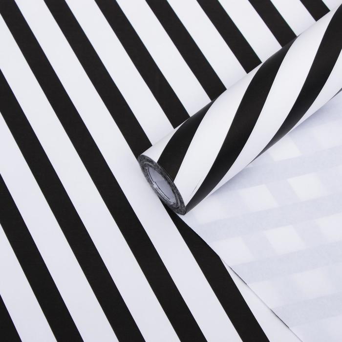 Бумага упаковочная крафт "Полосы наклонные чёрные", 0,55 х 10 м, 70 г/м²
Бумага упаковочная крафт "Полосы наклонные чёрные", 0,55 х 10 м, 70 г/м²