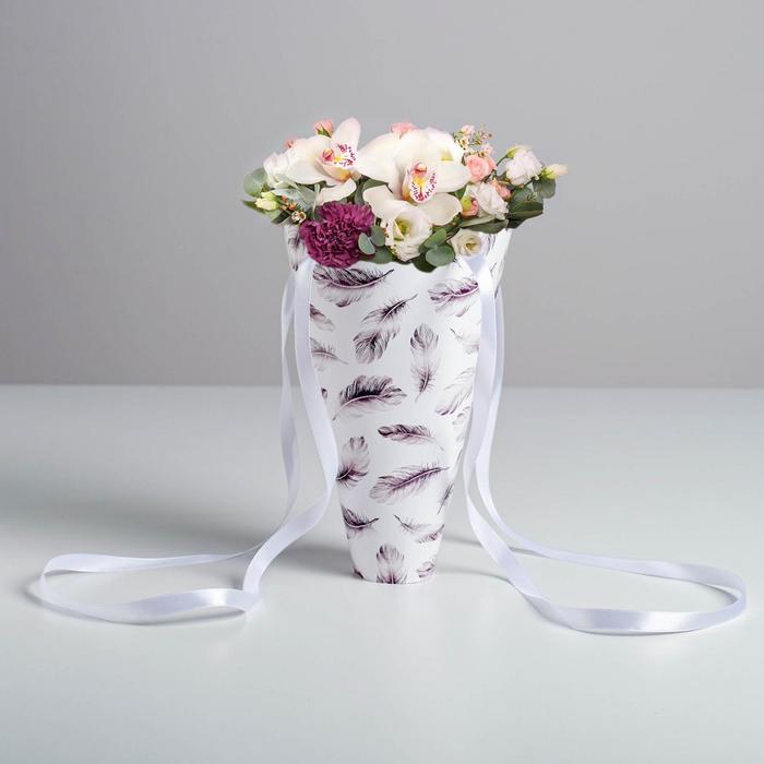 Конверт‒конус для цветов «Dreams», 24 × 27 см, Ø 15 см
Конверт‒конус для цветов «Dreams», 24 × 27 см, Ø 15 см