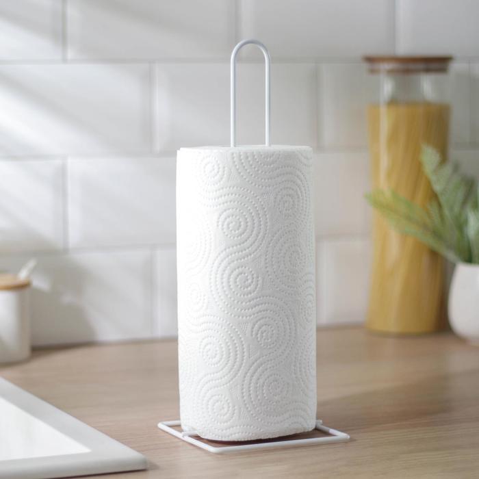 Подставка для бумажных полотенец, 12×12×32,5 см, цвет белый
Подставка для бумажных полотенец, 12×12×32,5 см, цвет белый