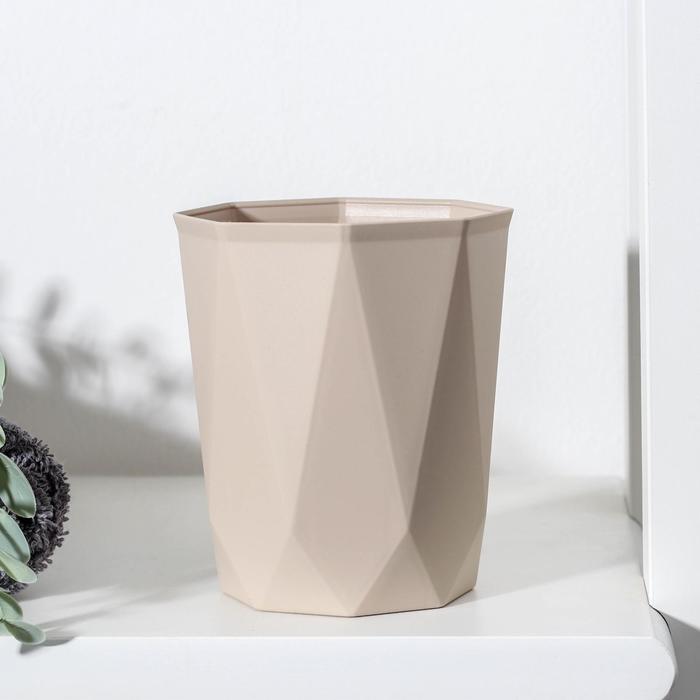 Стакан «Призма», 9,5×9,5×11 см, цвет латте
Стакан «Призма», 9,5×9,5×11 см, цвет латте