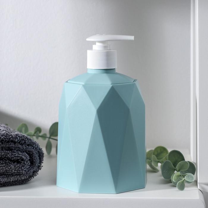 Диспенсер для мыла «Призма», 330 мл, цвет морской волны
Диспенсер для мыла «Призма», 330 мл, цвет морской волны
