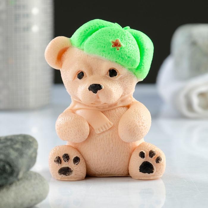 Мыло фигурное "Мишка в ушанке" телесный, 150гр 
Мыло фигурное "Мишка в ушанке" телесный, 150гр