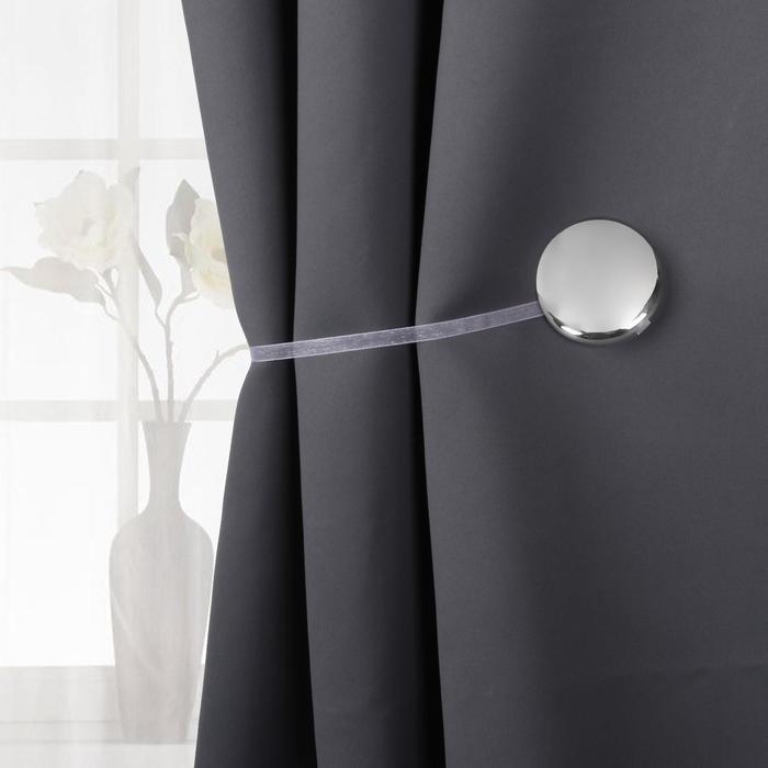 Подхват для штор «Круг», d = 5 см, цвет серебряный
Подхват для штор «Круг», d = 5 см, цвет серебряный