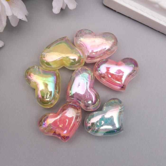 Бусины декоративные "Сердечки" Отверстие-2мм (набор 7 шт)
Бусины декоративные "Сердечки" Отверстие-2мм (набор 7 шт)