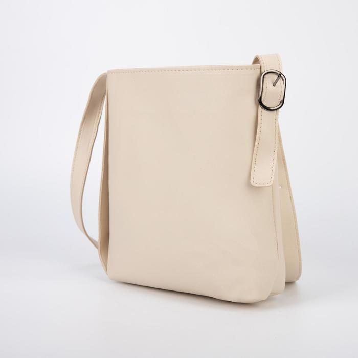 Сумка женская, отдел на молнии, длинный ремень, цвет молочный
Сумка женская, отдел на молнии, длинный ремень, цвет молочный