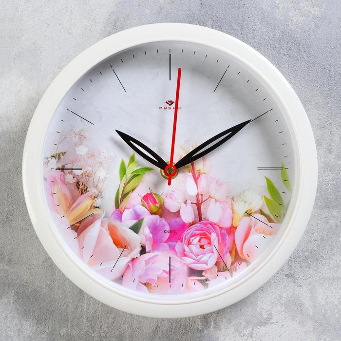 Часы настенные "Нежные цветы" d=22 см, плавный ход
Часы настенные "Нежные цветы" d=22 см, плавный ход