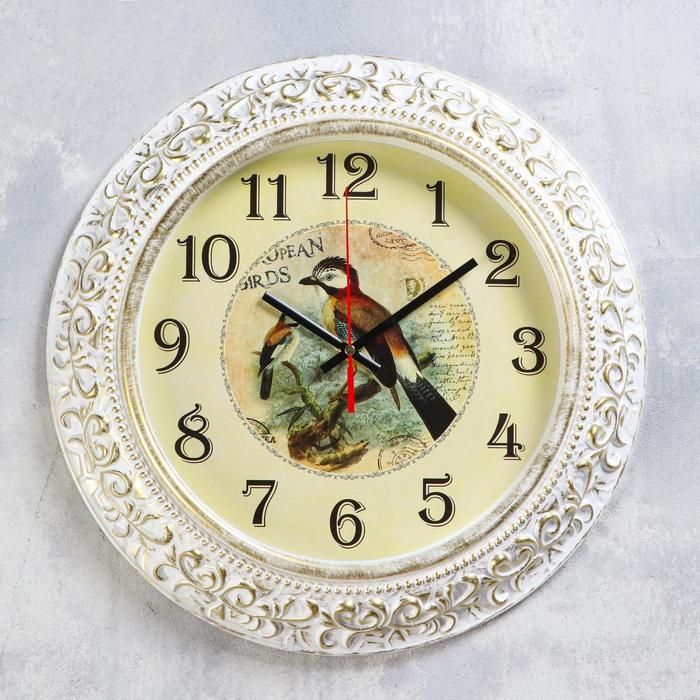 Часы настенные "Птицы" d=35 см, плавный ход
Часы настенные "Птицы" d=35 см, плавный ход