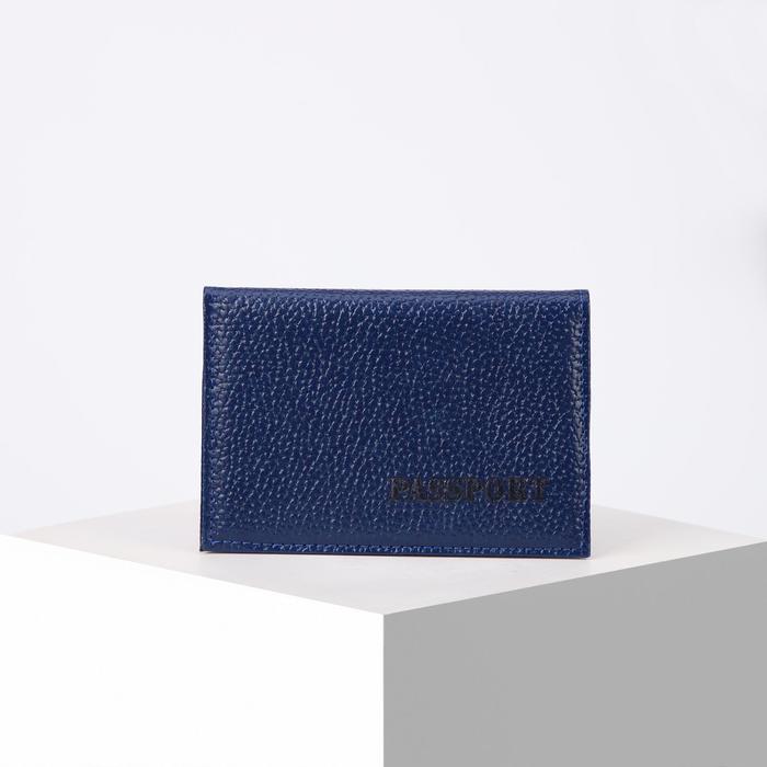 Обложка для паспорта, цвет синий
Обложка для паспорта, цвет синий