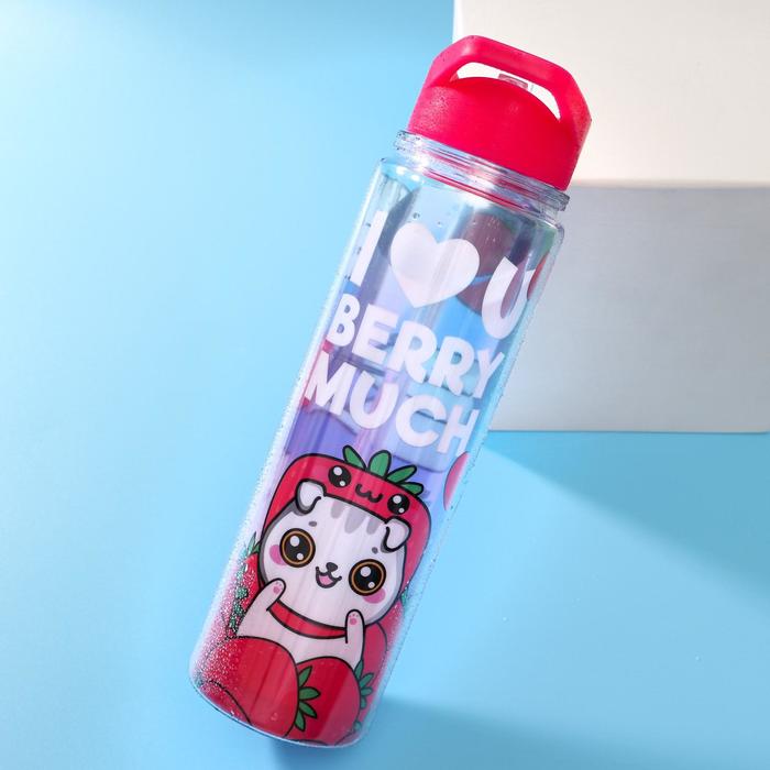 Бутылка для воды I love you, 550 мл
Бутылка для воды I love you, 550 мл