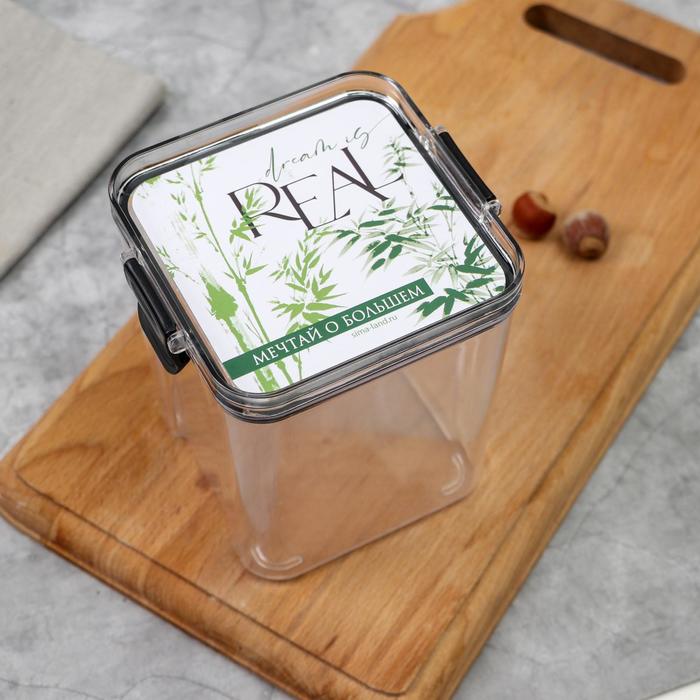 Контейнер «Мечтай о большем», 700 мл
Контейнер «Мечтай о большем», 700 мл