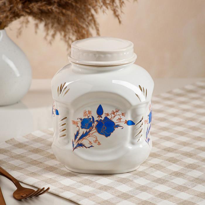 Бочонок для специй "Классика", белая, цветы, 1 л, деколь микс
Бочонок для специй "Классика", белая, цветы, 1 л, деколь микс