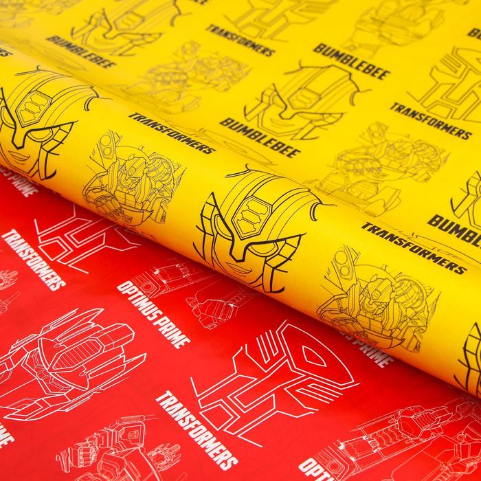 Бумага упаковочная глянцевая двусторонняя, Трансформеры, 60x90 см
Бумага упаковочная глянцевая двусторонняя, Трансформеры, 60x90 см